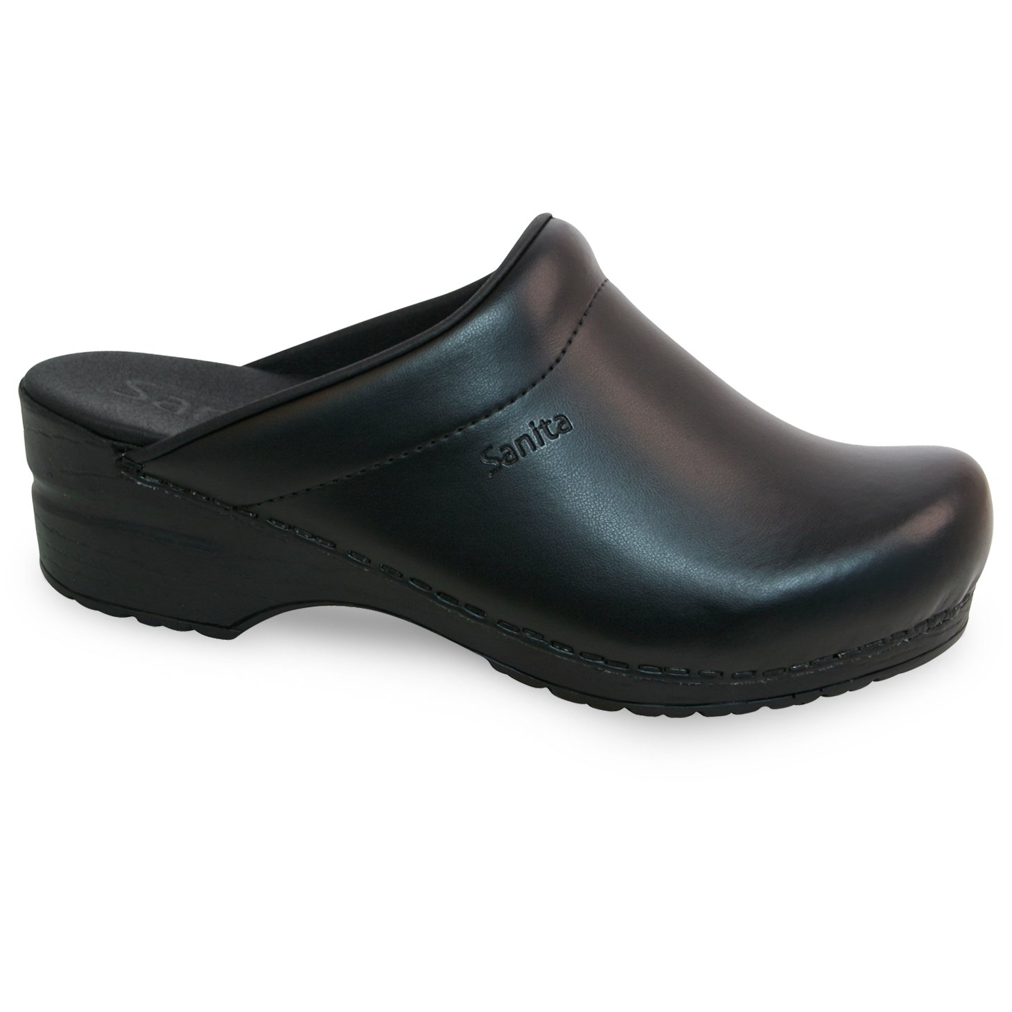 Sanita Sonja PU Women's Open Back Clog