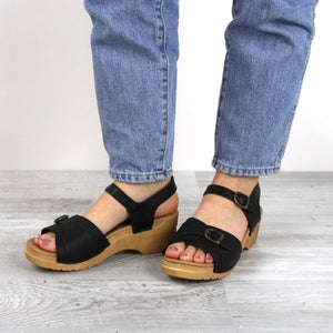 Sanita Sorrento Women&#39;s in Black - avail. Spring &#39;22 Sandal