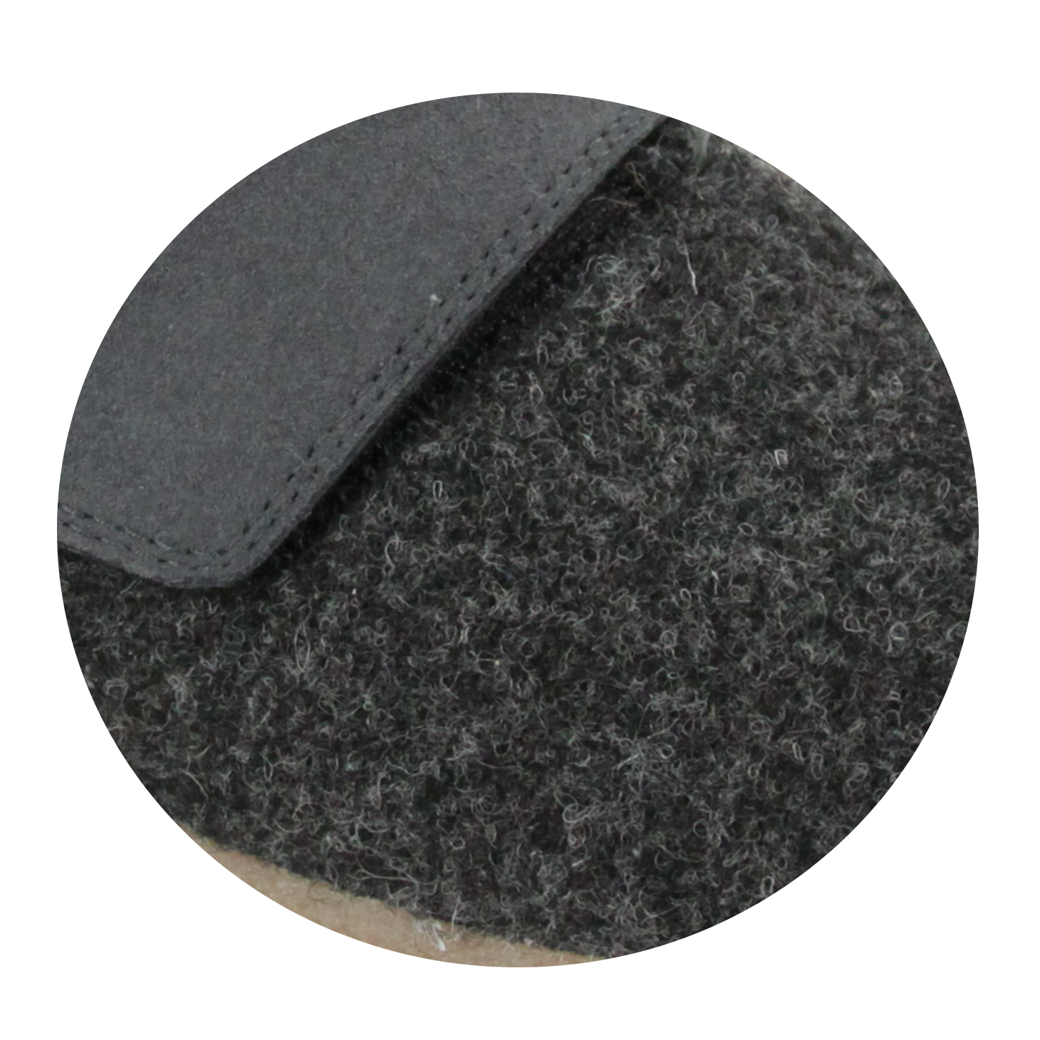 Varde Unisex Slipper in Charcoal - Sanita