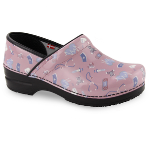Sanita Weare Women&#39;s in Rose Closed Back Clog